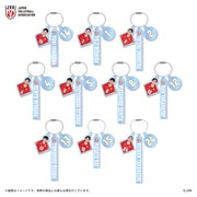 【ランダム封入】3連ワイヤーアクリルキーホルダー（全10種）